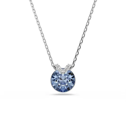 Swarovski® 'Bella' Women's Base Metal Necklace - Silver 5734232