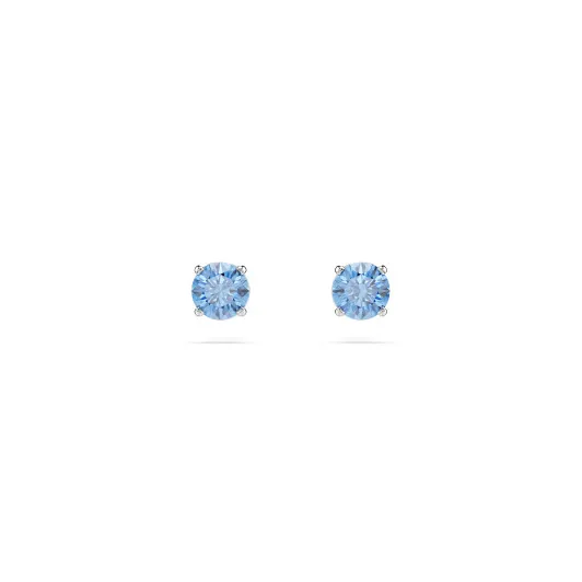 Swarovski® 'Stilla' Women's Base Metal Stud Earrings - Silver 5734250