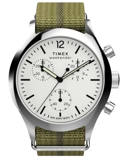 Timex® Chronographe 'Weekender Main Line' Hommes Montre TW2Y15700