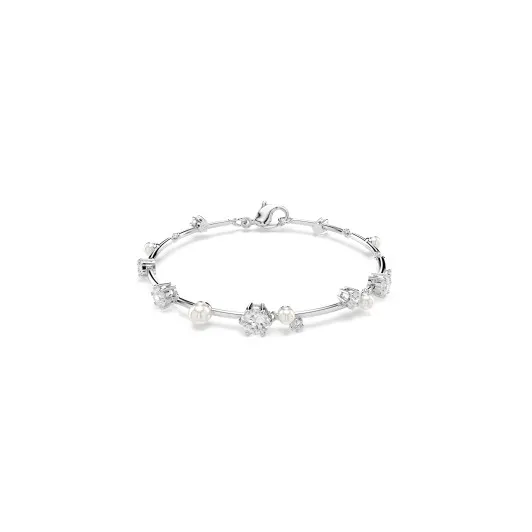 Swarovski® 'Constella Bars' Women's Base Metal Bracelet - Silver 5707511