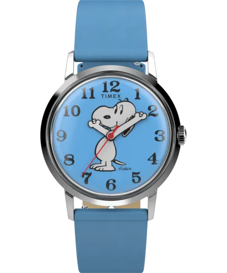 Timex® Analoog 'Marlin hand-wound x peanuts reissue' Heren Horloge TW2W79400