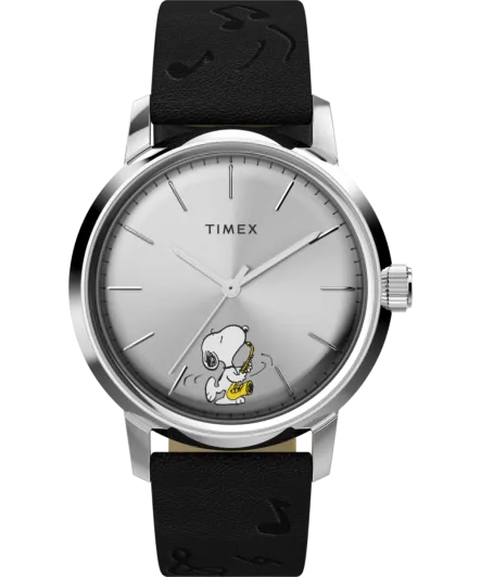 Timex® Analog 'X Peanuts Marlin Saxophonist' Herren Uhr TW2W68800