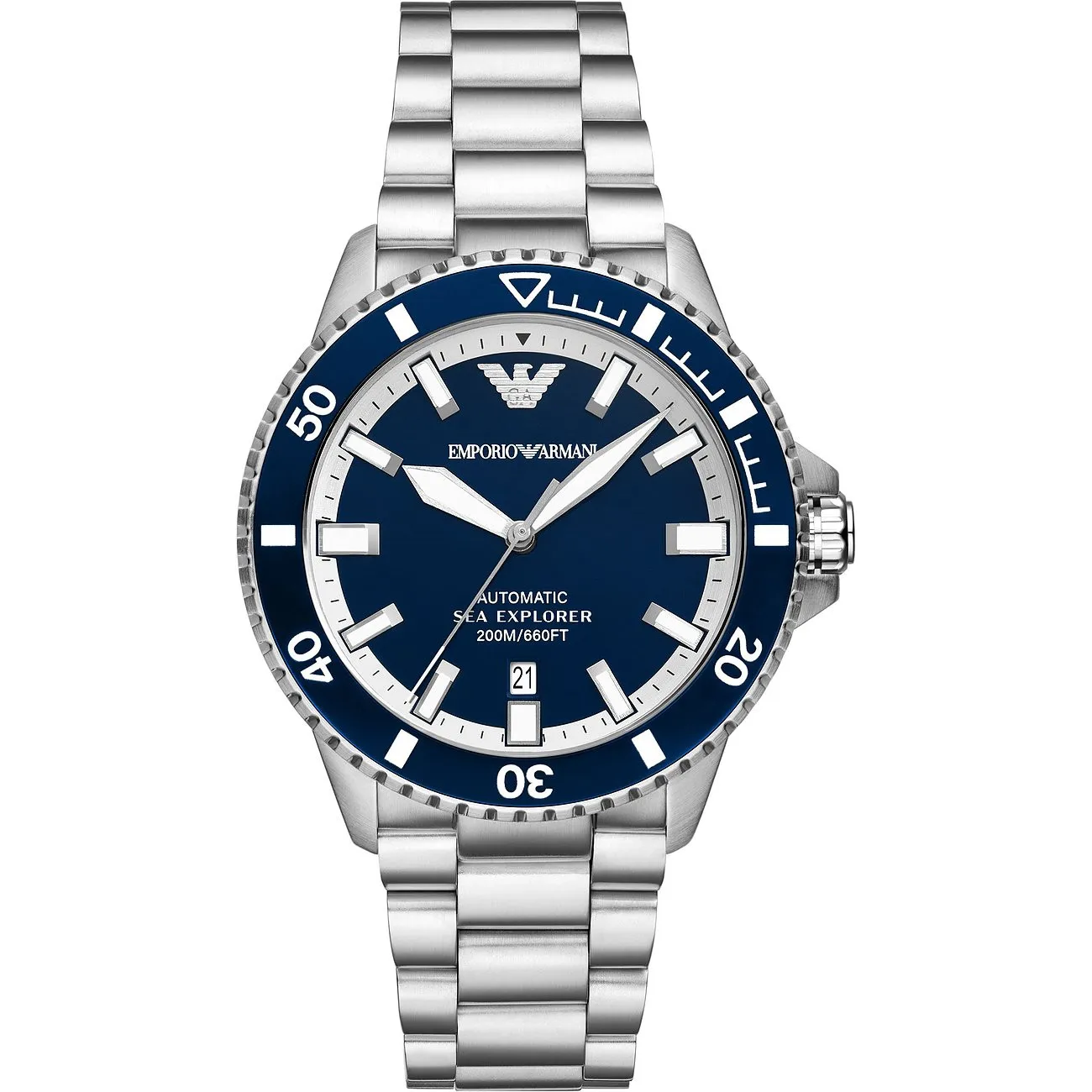 時計 EMPORIO ARMANI Amazon.com: Emporio Armani Men's Sea Explorer Automatic Two-Tone