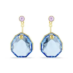 Swarovski® 'Gema' Women's Gold Plated Metal Drop Earrings - Gold 5737449