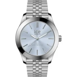 Ice Watch® Analogue 'Ice Steel - Silver Light Blue' Women's Watch (Small) 024744