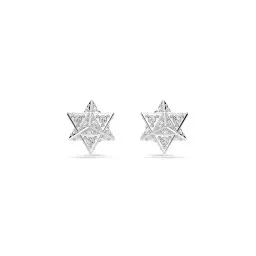 Swarovski® 'Dextera' Femmes Métall Puce d'oreille - Argent 5700322