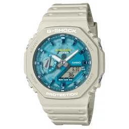 Casio® Analogique - Digital 'G-shock' Hommes Montre GA-2100AS-5AER
