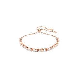Swarovski® 'Matrix Pearl' Women's Gold Plated Metal Bracelet - Rose 5729506
