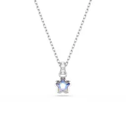 Swarovski 'Chroma Stars' Women's Base Metal Necklace - Silver 5759678