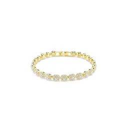 Swarovski® 'Una angelic' Dames Verguld Metaal Armband (sieraad) - Goudkleurig 5749386