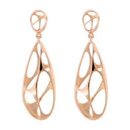 Orphelia® 'Ava' Women's Sterling Silver Drop Earrings - Rose ZO-7374 RG #1