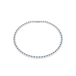 Swarovski® 'Una Angelic' Femmes Métall Collier - Argent 5733402