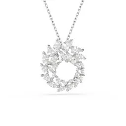 Swarovski 'Mesmera Glam' Women's Base Metal Necklace - Silver 5759837