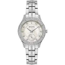 Bulova® Analogue 'Phantom Crystal' Women's Watch 96L291