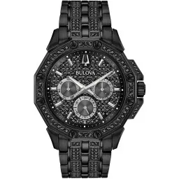 Bulova® Multi-cadrans 'Crystal Octava' Hommes Montre 98C134