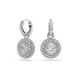 Swarovski 'Sublima Glam' Women's Base Metal Drop Earrings - Silver 5738193