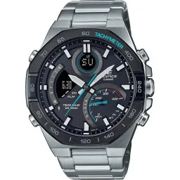 Casio® Analoog En Digitaal 'Edifice' Heren Horloge ECB-950DB-1AEF