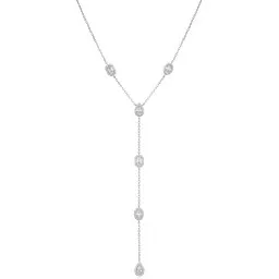 Gena.paris® 'Gabriella' Damen Sterling Silber Halsband - Silber GC1580-W