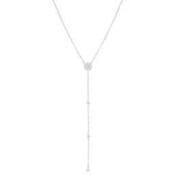 Gena.paris® 'The One' Damen Sterling Silber Halsband - Silber GC1597-W