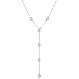 Gena.paris® 'Gabriella' Damen Sterling Silber Halsband - Rosé GC1580-R
