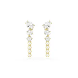 Swarovski 'Mesmera Attract' Women's Gold Plated Metal Drop Earrings - Gold 5747936