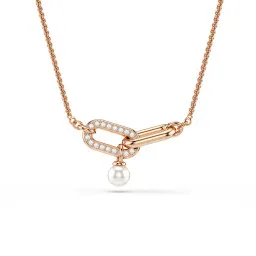 Swarovski® 'Constella' Women's Gold Plated Metal Necklace - Rose 5728589