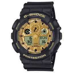 Casio® Analoog En Digitaal 'G-shock' Heren Horloge GA-100GGB-1A9ER