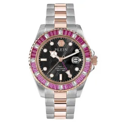 Philipp Plein® Analoog 'Gmt-i challenger baguettes' Heren Horloge PWPZA0424