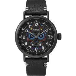 Timex® Analoog 'Waterbury standard dia de los muertos' Heren Horloge TW2U95200