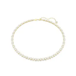 Swarovski® 'Matrix pearl' Dames Verguld Metaal Collier - Goudkleurig 5742039