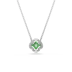 Swarovski 'Una Sparkling Dc' Women's Base Metal Necklace - Silver 5757785