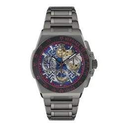 Versace® Chronograph 'Greca Extreme Chrono Skeleton' Men's Watch VE0Y00225