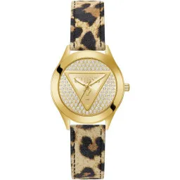 Guess® Analogique 'Glitz Plaque' Femmes Montre GW0745L2