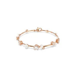 Swarovski® 'Constella Bars' Women's Gold Plated Metal Bracelet - Rose 5729505