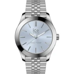 Ice Watch® Analoog 'Ice steel - silver light blue' Dames Horloge (Small) 023789