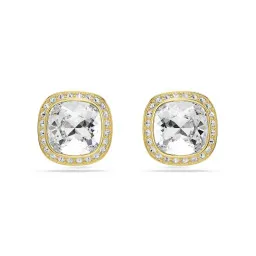 Swarovski 'Una Angelic Cushion' Damen Verchromtem Metall Ohrstecker - Gold 5764762