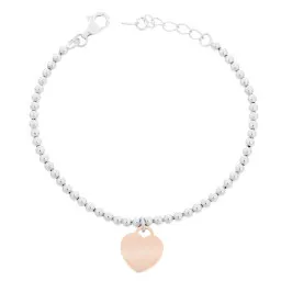 Orphelia® 'Izabella' Femmes Argent Bracelet - Argent/Rose ZA-7185