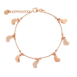 Orphelia® 'Elisa' Femmes Argent Bracelet - Rosé ZA-7381