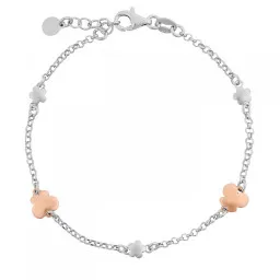 Orphelia® 'Lorelei' Femmes Argent Bracelet - Argent/Rose ZA-7386