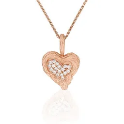 Orphelia® 'Hazel' Damen Sterling Silber Halskette mit Anhänger - Rosé ZH-7082/1