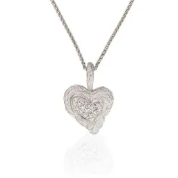 Orphelia® 'Hazel' Damen Sterling Silber Halskette mit Anhänger - Silber ZH-7082