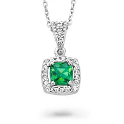 Orphelia® 'Faustine' Dames Zilver 925 925 Collier - Zilverkleurig ZH-7199/GR