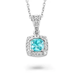 Orphelia® 'Faustine' Dames Zilver 925 925 Collier - Zilverkleurig ZH-7199/TO