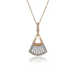 Orphelia® 'Carina' Femmes Argent Collier avec pendentif - Rosé ZH-7436