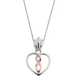 Orphelia® 'Delilah' Femmes Argent Collier avec pendentif - Argent/Rose ZH-7475