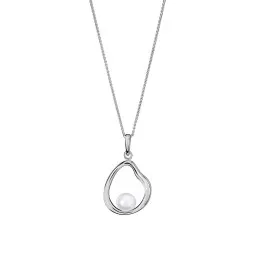 Orphelia® 'Baptiste' Women's Sterling Silver Chain with Pendant - Silver ZH-7507