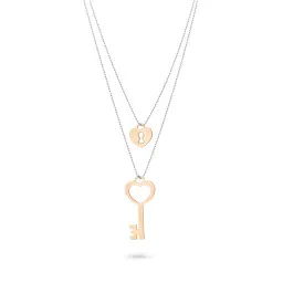 Orphelia® 'Izabella' Femmes Argent Collier - Argent/Rose ZK-7185