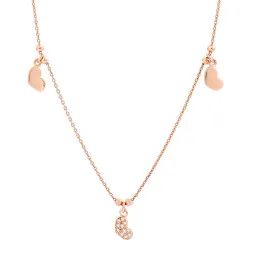 Orphelia® 'Elisa' Femmes Argent Collier - Rosé ZK-7381