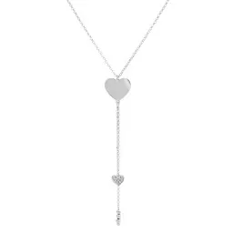 Orphelia® 'Heart' Damen Sterling Silber Halskette mit Anhänger - Silber ZK-7384
