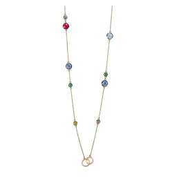 Orphelia® 'Eloise' Damen Sterling Silber Halsband - Gold ZK-7409/G